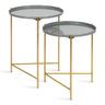 Ulani Round Metal Accent Tables