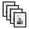 Gallery 8x10 matted to 5x7 Wood Picture Frame, Set of 4
