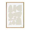 Sylvie Constructed II Neutral Framed Canvas by Statement Goods