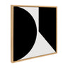 Sylvie Minimal Max Mod II Framed Canvas by The Creative Bunch Studio