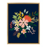 Sylvie Floralis C Framed Canvas by Mia Charro