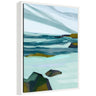 Sylvie Ocean Breeze Framed Canvas by Nikita Jariwala