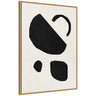 Sylvie Black Geometric Abstract 2 Framed Canvas by July Art Prints