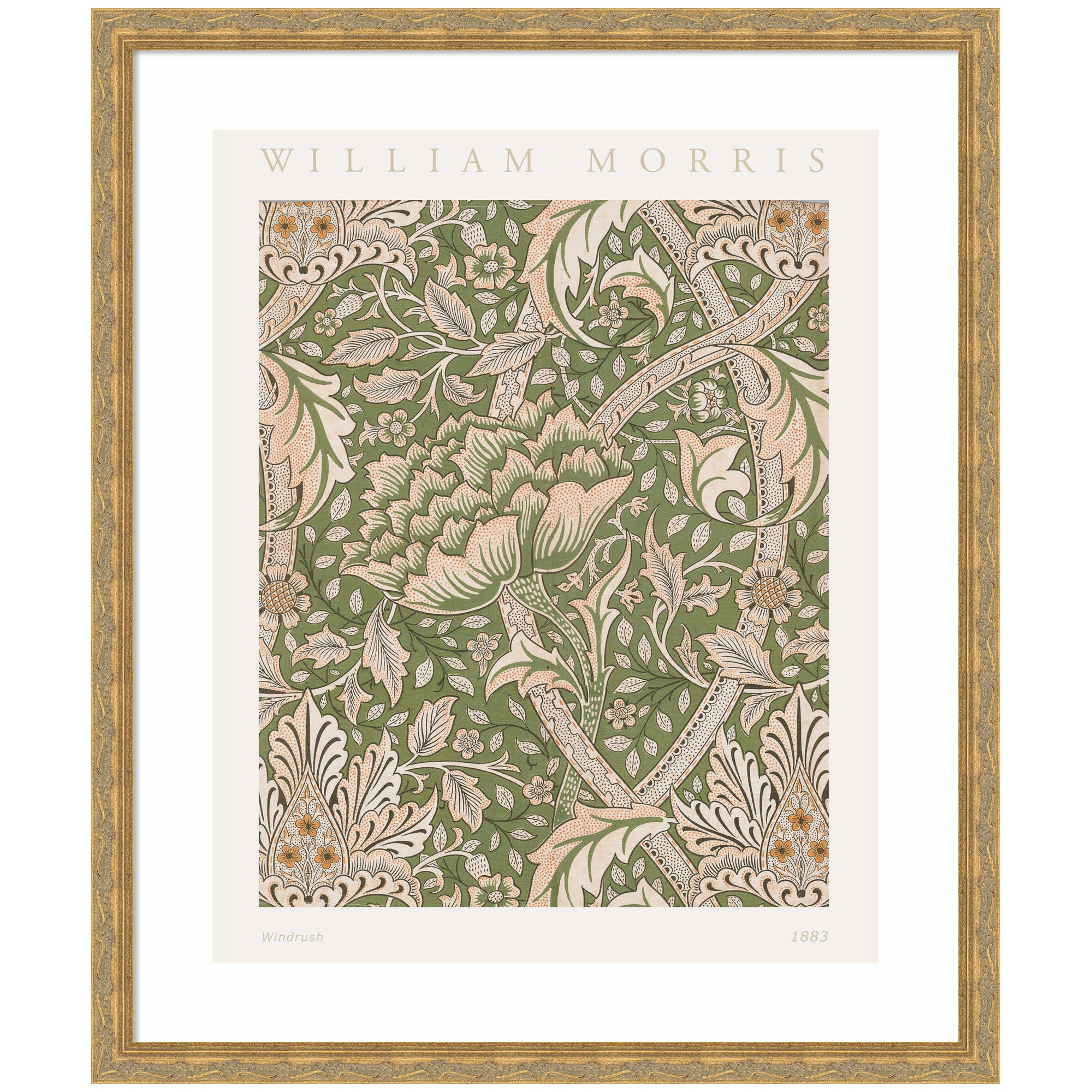 Framed Art Poster William Morris Windrush 1883 by The Art