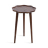 Alezar Scallop Wood Side Table