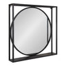 McCauley Decorative Metal Mirror with Shelf