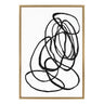 Sylvie Ring of Light 2 Framed Canvas by Nikki Chu