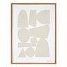 Sylvie Constructed II Neutral Framed Canvas by Statement Goods