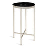 Celia Round Metal Foldable Tray Accent Table