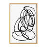 Sylvie Ring of Light 2 Framed Canvas by Nikki Chu