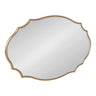 Leanna Scalloped Oval Wall Mirror