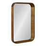 Hutton Wood Framed Radius Rectangle Mirror