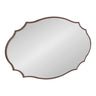 Leanna Scalloped Oval Wall Mirror