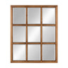Hogan Windowpane Framed Wall Mirror