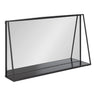 Lintz Metal Framed Mirror with Shelf