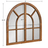 Boldmere Wide Arch Windowpane Mirror
