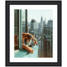 Framed Art Urban Tiger Overlooking Manhattan by Michael Schauer