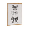Gallery Coquette Preppy Retro Girly Black Bows Print by The Creative Bunch Studio