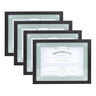 Gallery 8.5x11 Wood Document Frame, Set of 4
