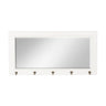 Pub Mirror with Metal Hooks