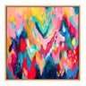 Sylvie EV Brushstroke 100 Framed Canvas by Jessi Raulet of Ettavee