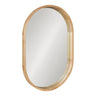 Hutton Wood Framed Capsule Mirror