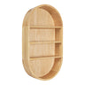 Hutton Wood Capsule Wall Shelf