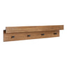 Levie Wood Wall Shelf Ledge with Knobs