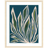 Framed Art Blue Flora 2 by Alicia Bock