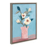 Sylvie Magnolia Blooms Framed Canvas by Kate Aurelia Holloway
