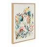 Sylvie Awakening Peach Framed Canvas by Sara Berrenson