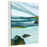 Sylvie Ocean Breeze Framed Canvas by Nikita Jariwala