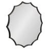 Lalina Scalloped Round Framed Accent Mirror