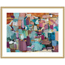 Framed Art Gemstones in Jewel Tones by Leah Nadeau