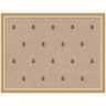 Pinboard Red Botanical Block Print
