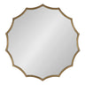 Lalina Scalloped Round Framed Accent Mirror