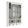 Hutchins Decorative 2 Drawer Wood Wall Cabinet