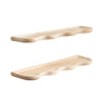 Alezar Wood Shelf Set