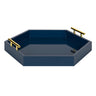 Lipton Hexagon Decorative Tray with Metal Handles