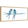 Sylvie Botanical Birds Framed Canvas by Julie Maida