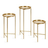 Ulani Round Metal Accent Table Set