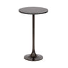 Baronet Round Marble and Metal Table