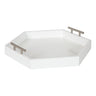 Lipton Hexagon Decorative Tray with Metal Handles