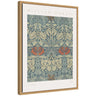 Sylvie Poster William Morris Tulip and Rose 1876 Framed Canvas by The Art Institute of Chicago