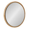 Evans Framed Round Wall Mirror