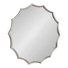 Lalina Scalloped Round Framed Accent Mirror