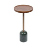 Shorrock Wood and Marble Side Table