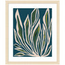 Framed Art Blue Flora 2 by Alicia Bock
