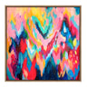 Sylvie EV Brushstroke 100 Framed Canvas by Jessi Raulet of Ettavee