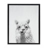 Sylvie Alpaca Framed Canvas by Simon Te of Tai Prints